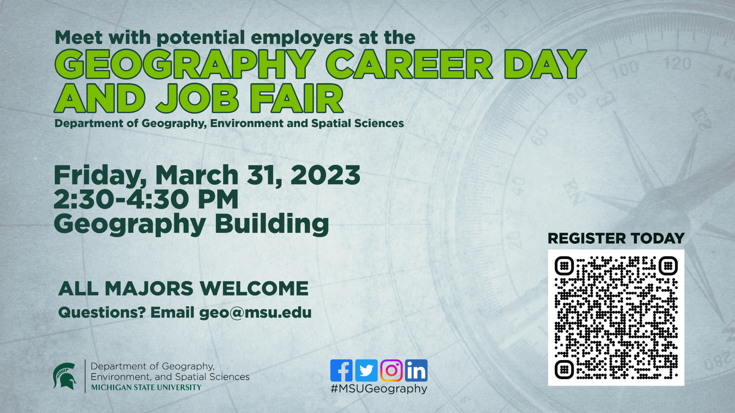 Geography Career Day and Job Fair